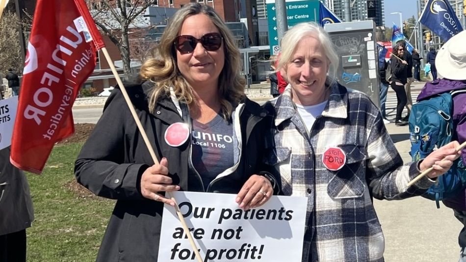 Unifor demands fair wage for Grand River Hospital frontline health care heroes